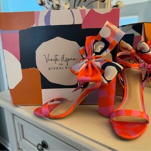Gianni Bini Pink and Orange Heels